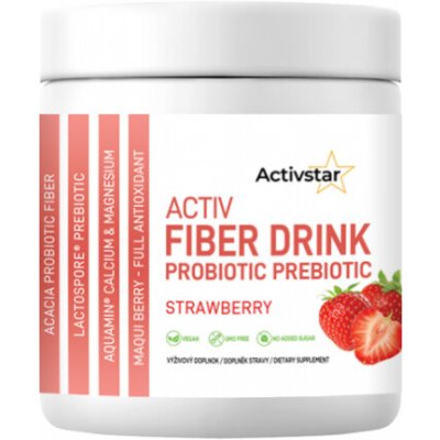 Activstar Fiber drink jahoda 390 g – Hledejceny.cz