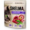 Granule pro kočky Shelma cat Freshmeat Sterilised beef grain free 750 g