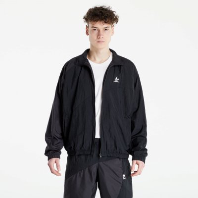 adidas Block Fabric Woven Track Top Black