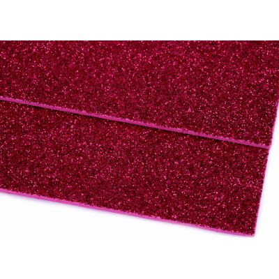 Pěnová guma Moosgummi s glitry pink 20x30 cm - 2ks – Zbozi.Blesk.cz