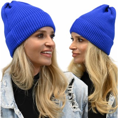Fashionweek Módní dámská čepice beanie ZIZI-N1 Modrá – Hledejceny.cz