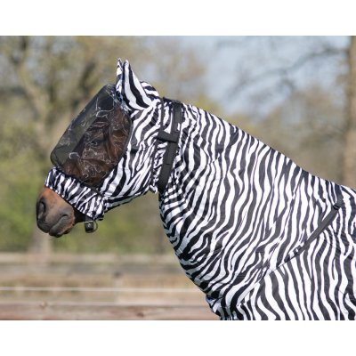 Q essentials Maska proti hmyzu ECZEMA s ochranou uší zebra – Zboží Dáma