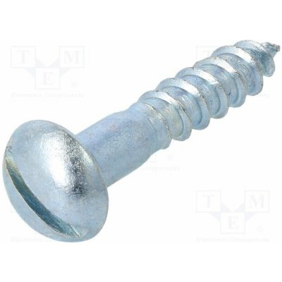 BOSSARD 1070339 Vrut; do dřeva; 6x30; Hlava: kulatá; plochá; 1,6mm; ocel; zinek – Hledejceny.cz