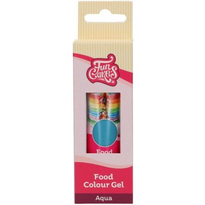 FunCakes Gelová barva aqua modrá 30 g – Sleviste.cz