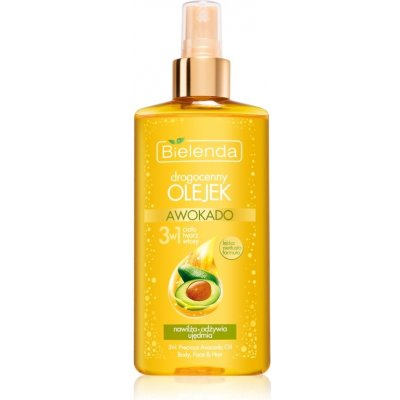 Bielenda Precious Oil 3 in 1 Avocado pěsticí olej na tvář tělo a vlasy Moisturizes Nourishes Firms 150 ml – Hledejceny.cz