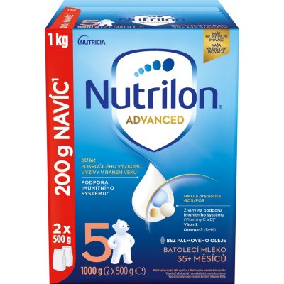 Nutrilon 5 Advanced 1 kg – Hledejceny.cz