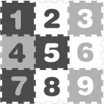 Smily Play Dětské pěnové puzzle podložka na zem Číslice 9 ks – Zboží Dáma