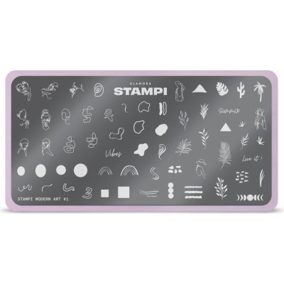 Glamora Stampi kovová destička MODERN ART 1 – Zboží Dáma Glamora Stampi kovová destička MODERN ART 1 – Zboží Dáma