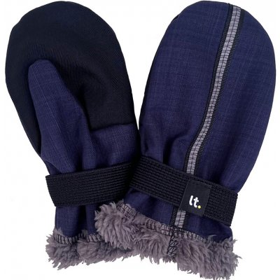 Little Things Softshellové rukavice s hebkým chloupkem tmavě modrá – Zboží Dáma