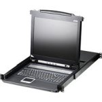 Aten CL-1016 LCD 17'' KVM Switch 16 ports, PS/2-USB, Keyboard/Touchpad, 1U Rack – Zboží Mobilmania