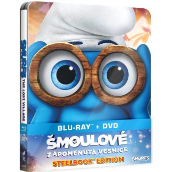 Šmoulové: Zapomenutá vesnice DVD + BD Steelbook