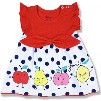 Miniworld Dívčí letní šaty Ovoce