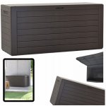 Prosperplast WOODEBOX 280 l hnědý – Zboží Dáma