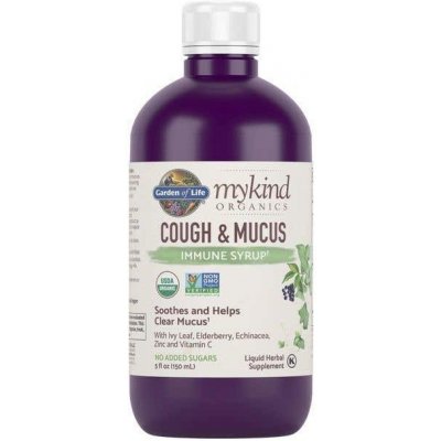 Garden of Life Mykind Organics Cough and Mucus Syrup 150 ml – Zboží Mobilmania