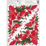 Fólie okenní vánoční růže 30x42cm 4ASS – Hledejceny.cz