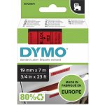 DYMO páska D1 19mm x 7m, černá na červené, 45807, S0720870 – Hledejceny.cz