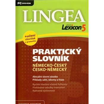 Lexicon 5 Praktický slovník Německo-český, Česko-německý, Jazykový software