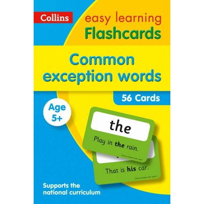 Common Exception Words Flashcards první čtení v angličtině