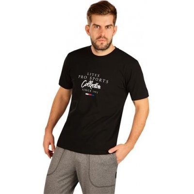 Litex Pánské triko černé s nápisem SLEVA – Sleviste.cz