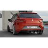 Nárazník Maxton Design vložka zadního nárazníku ver.2 pro Seat Leon Cupra Mk3 Facelift, černý lesklý plast ABS, Hatchback