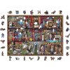 Puzzle Wooden city Stewart: Muzejní police dřevěná 1000 dílků