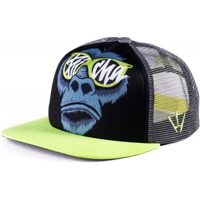 PITCHA GORILLA trucker snapback black/neon – Zboží Dáma