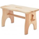 M.A.T. stolička 38x19x21cm, nosnost 100kg dřev.borovice – Zboží Mobilmania