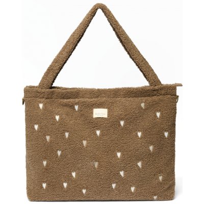 Studio Noos Teddy Hearts DIAPER BAG taška Brown Hearts – Sleviste.cz