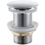 Cerano Umyvadlová výpusť, 5/4“ click-clack bez přepadu, chrom, CER-CC-CH – Zboží Mobilmania
