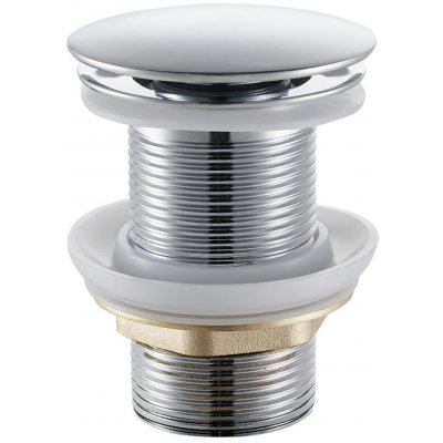 Cerano Umyvadlová výpusť, 5/4“ click-clack bez přepadu, chrom, CER-CC-CH – Zboží Mobilmania