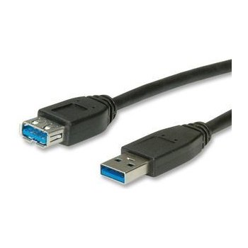 Roline 11.02.8978 Kabel USB 3.0 A-A 1,8m A(M)- A(F) prodlužovací, černý