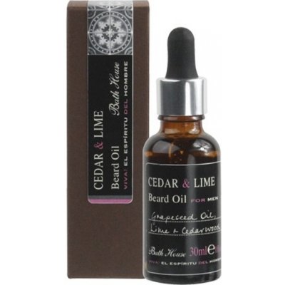 Bathhouse Cedar & Lime olej na vousy 30 ml – Zboží Dáma