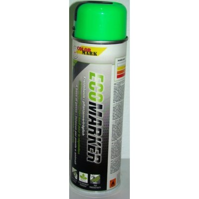 Colormark Značkovací sprej křídový ECOMARKER 500ml Zelený – Zboží Mobilmania
