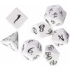 Příslušenství ke společenským hrám Q Workshop Classic RPG Dice Set 7 dice černá/bílá