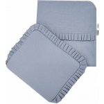 FEEDO Set s volánky Pastel Blue 30x35 cm 85x75 cm – Zboží Dáma