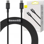 Baseus CATYS-B01 Typ C až Typ C PD100W Napájení Superior Series Rychlé nabíjení, 1m, černý – Zboží Živě