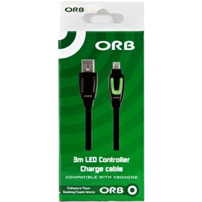 Orb LED Controller Charge Cable 3m Xbox One – Zboží Mobilmania