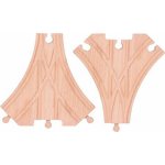 Babu vláčky Kolej rojztrojka 17cm, 2ks – Zboží Mobilmania