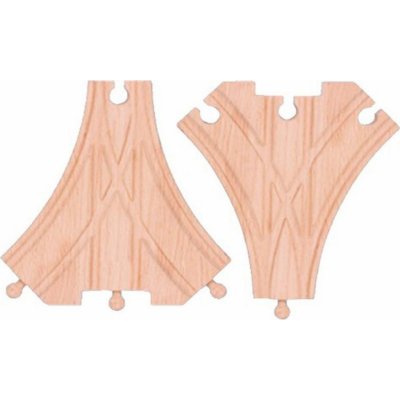 Babu vláčky Kolej rojztrojka 17cm, 2ks – Zboží Mobilmania