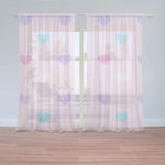 Záclony Srdce vedle srdce: 2 ks - 150x250 cm - Sablio – Hledejceny.cz
