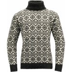 Devold Hoddevik Wool High Neck unisex svetr anthracite/offwhite – Hledejceny.cz