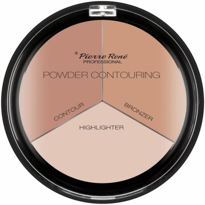 Pierre René Powder Contouring pudrová paletka stínů pro konturování 23 g – Hledejceny.cz