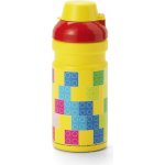 LEGO® Brick láhev na pití - červená/žlutá – Sleviste.cz
