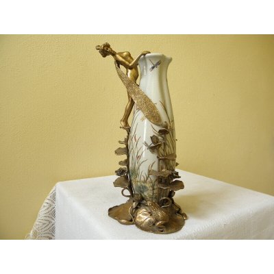 SECESE LUXUSNÍ PORCELÁNOVÁ VÁZA VÁŽKA – Hledejceny.cz