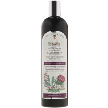 Recepty Babičky Agafií tradiční sibiřský šampon proti vypadávání vlasů Propolis Lopuchu většího 550 ml