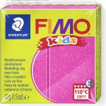 Fimo Staedtler kids 42 g modelovací hmota růžová se třpytkami