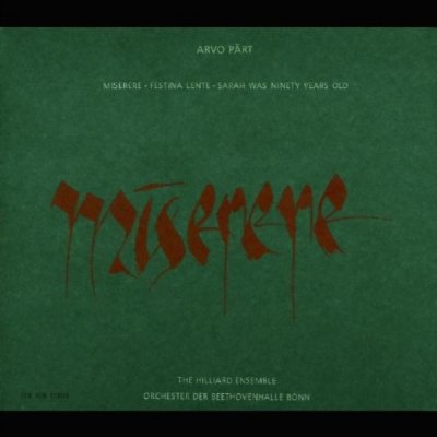 Part Arvo - Miserere CD