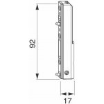 MACO Rohové ložisko PVC 120kg 3mm s čepy RAL9016 Bílá – Hledejceny.cz