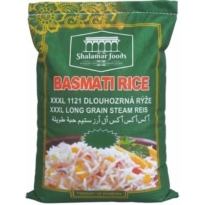 SHALAMAR Basmati Rýže Extra Dlouhá 10 kg – Hledejceny.cz