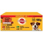 Pedigree Adult šťáva hovězí kuře krůta jehně 40 x 100 g – Hledejceny.cz